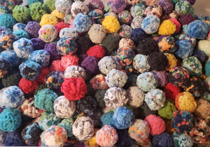 80 - 500 bulk count pom poms