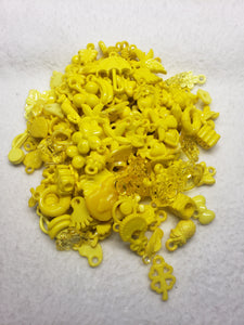 Qtr pound yellow charms